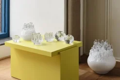 Kosta Boda Polar ljuslykta, 190 mm, vit