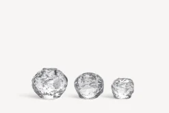 Kosta Boda Snowball ljuslykta, 60 mm, genomskinlig