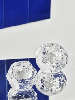 Kosta Boda Snowball ljuslykta, 60 mm, genomskinlig