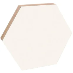 Kotonadesign Anslagstavla liten hexagon, vit