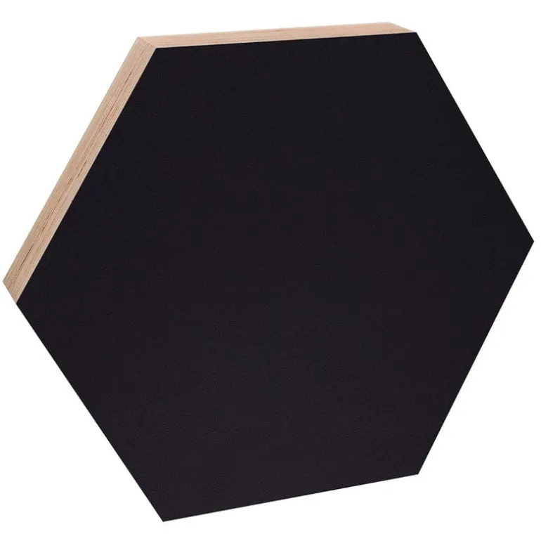 Kotonadesign Anslagstavla liten hexagon, svart