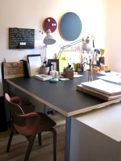 Kotonadesign Anslagstavla rund, svart