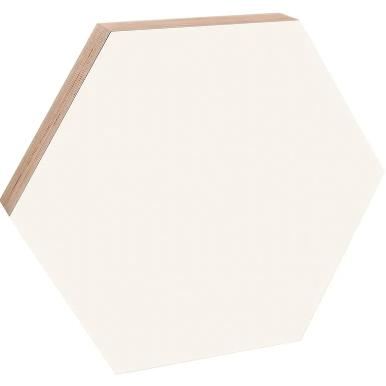 Kotonadesign Anslagstavla stor hexagon, vit