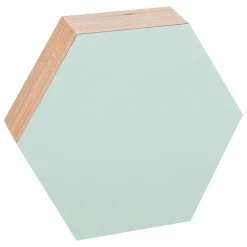 Kotonadesign Anslagstavla hexagon, 26 cm, mint