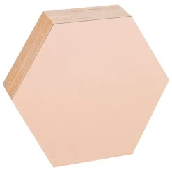 Kotonadesign Anslagstavla hexagon, 26 cm, pulver