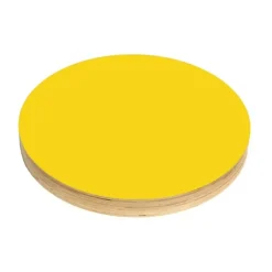 Kotonadesign Skrivtavla liten rund, gul