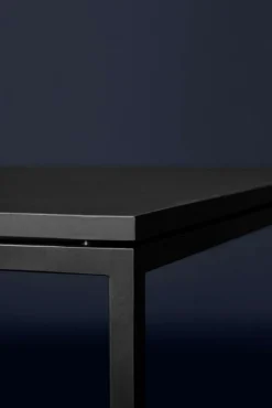 Labofa Heritage 65 skrivbord, 2 lådor, svart linoleum - svart