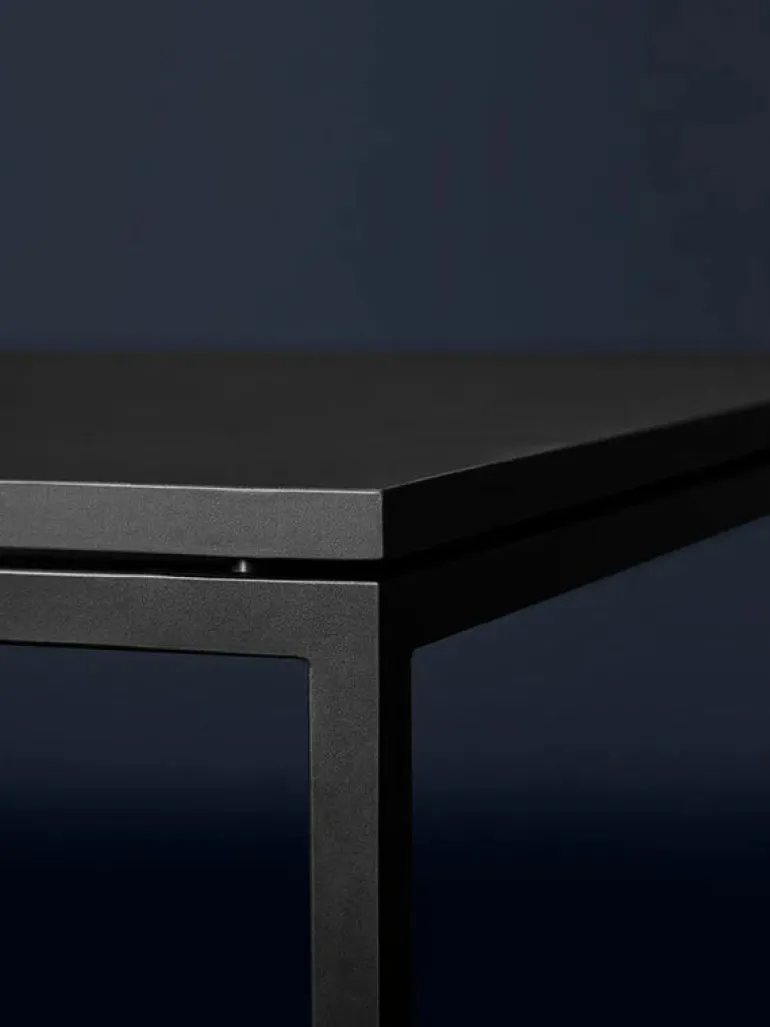 Labofa Heritage 65 skrivbord, svart linoleum - svart