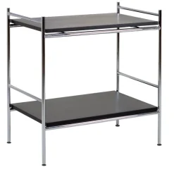 Labofa Heritage sidobord 95,2, krom - svart ek