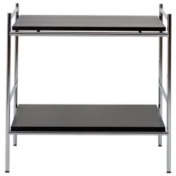 Labofa Heritage sidobord 95,2, krom - svart ek