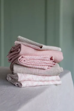 Lapuan Kankurit Eeva disktrasa/handduk, 25 x 32 cm, linne - rosa