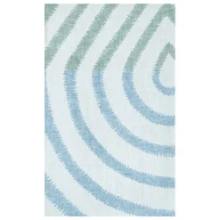 Lapuan Kankurit Metsälampi badlakan, vit - grön - regnblå