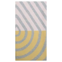 Lapuan Kankurit Metsälampi, filt, 130 x 200 cm, rosa - grå - oker