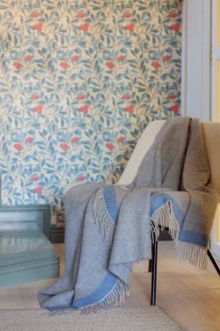 Lapuan Kankurit Rauha filt, 130 x 180 cm, grå - blå