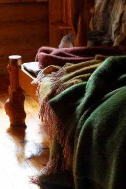 Lapuan Kankurit Revontuli mohairfilt, puder - ockra