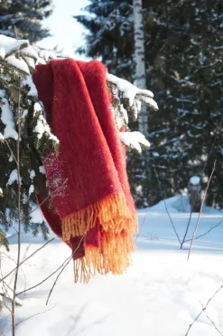 Lapuan Kankurit Revontuli mohairfilt, rost - bordeaux