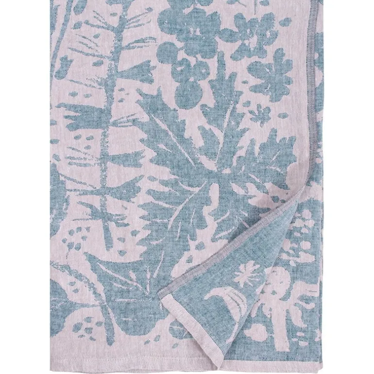 Lapuan Kankurit Villiyrtit bordsduk-/filt, 150 x 200, rose - petroleum