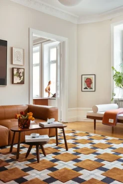 LAYERED Evelina Kroon Ochre Fields matta