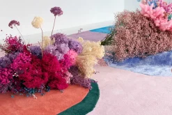 LAYERED Poppykalas Flower Field matta