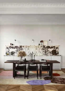 LAYERED Poppykalas Magical Garden matta, beige