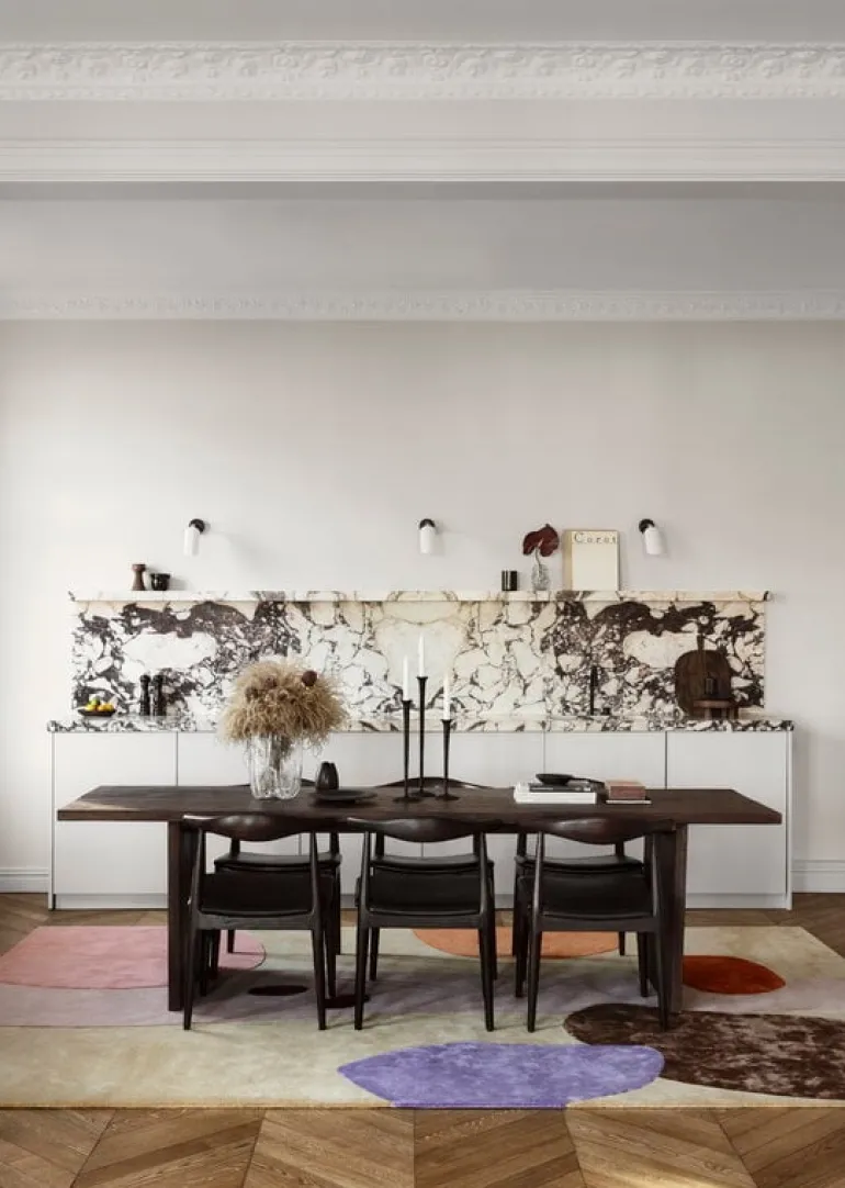 LAYERED Poppykalas Magical Garden matta, beige