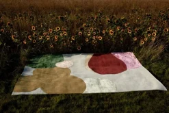 LAYERED Poppykalas Sleeping Flower matta, blå