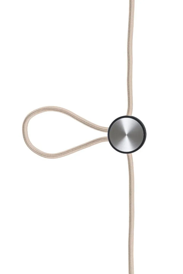 Le Klint Cord Adjuster, svart - stål