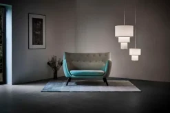 Le Klint Plivello 110 pendellampa, vit - guld