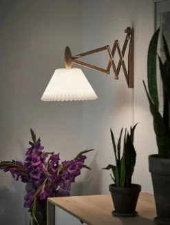 Le Klint Sax 223-2/17 vägglampa, ljus ek