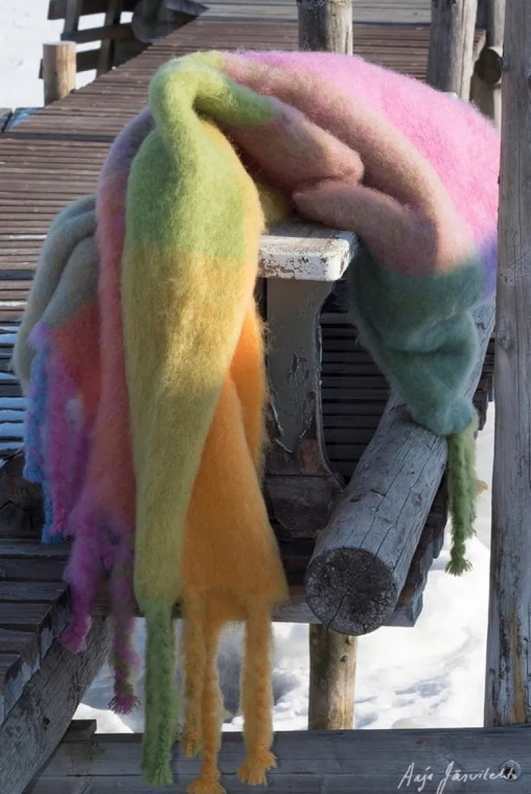 Lena Rewell BonBon mohairfilt 130 x 180 cm