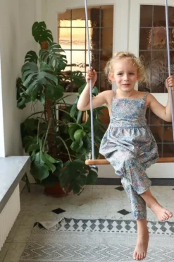 Lillagunga Bone trapets, ek - vita rep