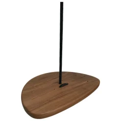 Lillagunga Disco Outdoor gunga, valnöt - svart