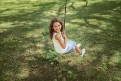 Lillagunga Disco Outdoor gunga, valnöt - svart