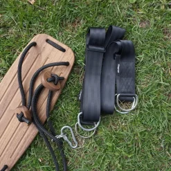 Lillagunga Lillagunga Classic Outdoor gunga, valnöt - svart