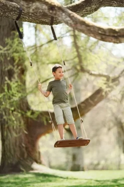 Lillagunga Lillagunga Classic Outdoor gunga, valnöt - svart