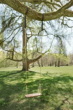 Lillagunga Lillagunga Classic Outdoor gunga, valnöt - svart