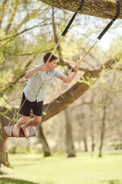 Lillagunga Lillagunga Classic Outdoor gunga, valnöt - svart