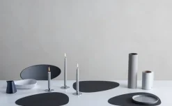 Lind DNA Curve bordstablett, 37 x 44 cm, svart Nupo-läder