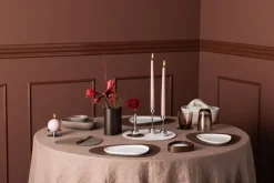 Lind DNA Curve bordstablett, 37 x 44 cm, mörkbrunt Nupo-läder