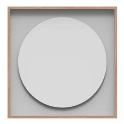 Lintex A01 glastavla, 100 x 100 cm, rund, pure