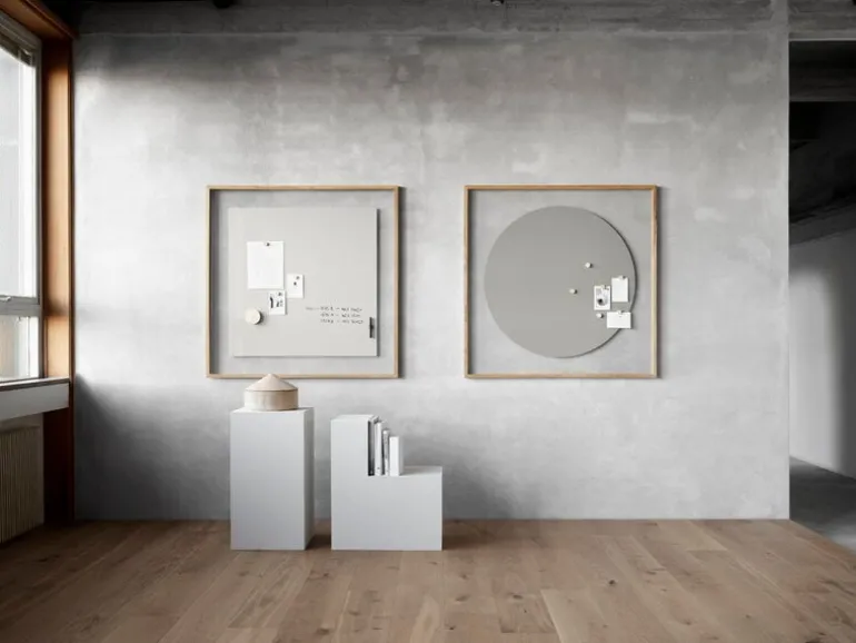 Lintex A01 glastavla, 100 x 100 cm, rund, pure