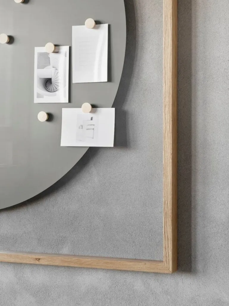 Lintex A01 glastavla, 100 x 100 cm, rund, pure