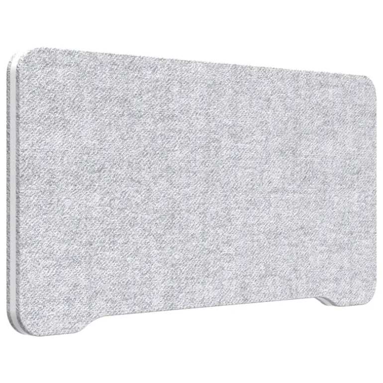 Lintex Edge bordsskärm, toppmonterad, grå - vit