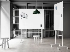 Lintex Mono Mobile glastavla, 70,7 x 196 cm, vit