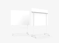 Lintex Mono Silk Mobile glastavla, 150,7 x 196 cm, vit