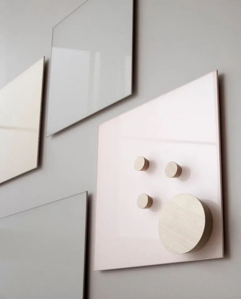 Lintex Mood Wall glastavla, 30 x 30 cm, pure