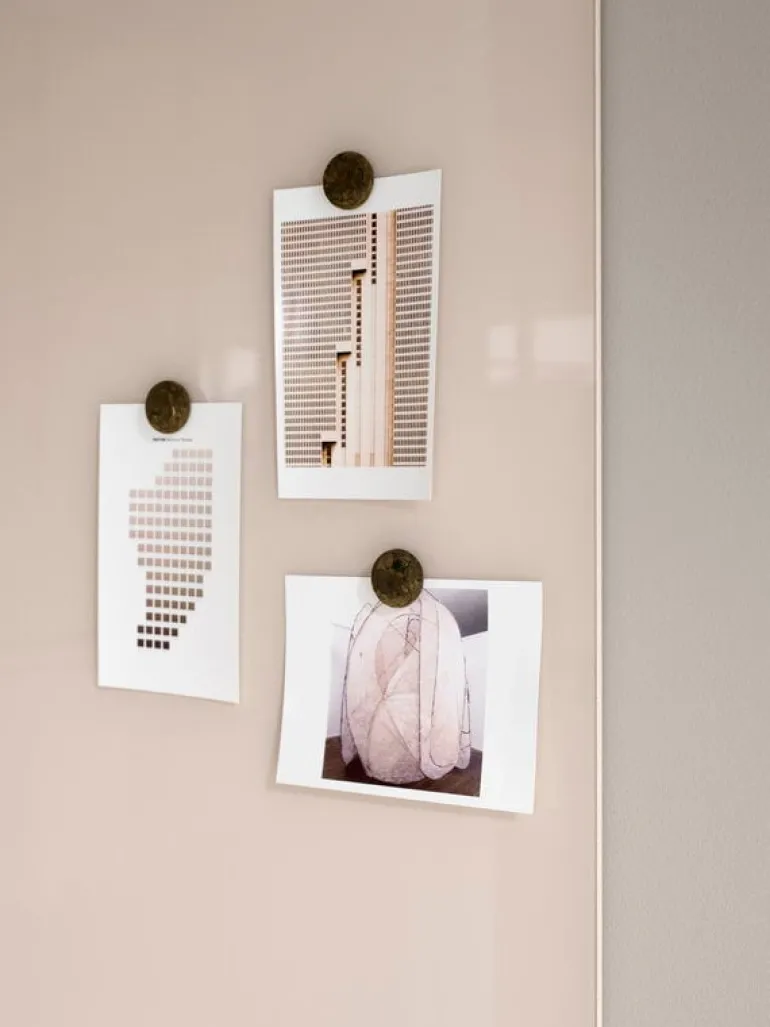 Lintex Mood Wall glastavla, 100 x 100 cm, shy