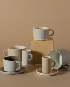 Lokal Helsinki Kahvi kopp, M, grå - rök