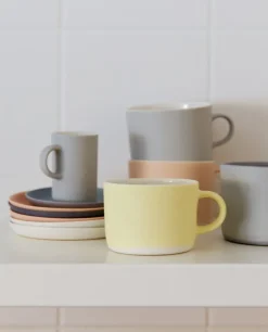 Lokal Helsinki Kahvi kopp, M, vit - grå