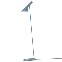 Louis Poulsen AJ golvlampa, mattblå